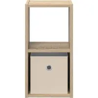 vidaXL Nachtkastje Sonoma Eik 25,5 x 22 x 49,5 cm Bewerkt hout