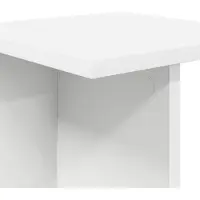 vidaXL Plantenstand 2 st Wit 25 x 25,5 x 100,5 cm Bewerkt hout