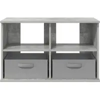 vidaXL TV-standaard met lades, betonlook, grijs, 79 x 40 x 48 cm