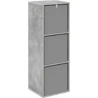 vidaXL Dressoir met lade Beton Grijs 35 x 32 x 99,5 cm