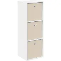vidaXL Dressoir met lade Wit 35 x 32 x 99,5 cm