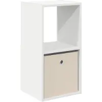 vidaXL Nachtkastje Wit 35 x 32 x 68,5 cm Bewerkt hout