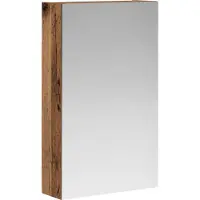vidaXL Badkamerspiegelkast Oudhout 30 x 10,5 x 50 cm Bewerkt hout