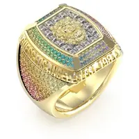 GUESS - JUMR05034JWYGMC62 - Ring - Heren - Lion King - Ringmaat 62