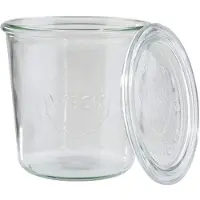 Aps WeckglazenSet met deksel - 4-delig - inhoud 0 -58 liter - Set van 3 stuks