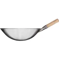 Stalgast Wok Pan - Gepolijst Roestvrij Staal, Ø 40 cm