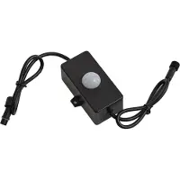QAZQA Bewegingssensor 12V zwart IP44 PIR - Voltaire