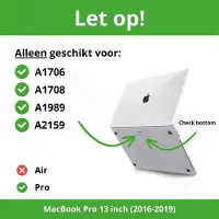 Lunso - cover hoes - MacBook Pro 13 inch (2016-2019) - Tropical leaves