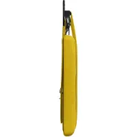 vidaXL Hangend hoofdbord Met LED-verlichting Geel Fluweel