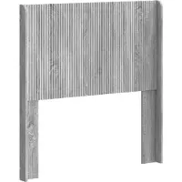 vidaXL Hoofdbord Grijs Sonoma Bewerkt hout