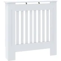 vidaXL Radiatorombouw 78 cm bewerkt hout wit