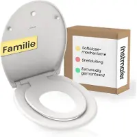 INSTMAIER Helma - Familie WC Bril - Duroplast - Wit