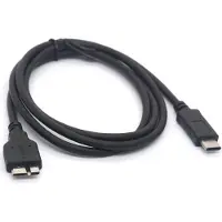 NÖRDIC USBC-103 USB-C naar USB Micro B Kabel - 3.2 Gen 1 - Voor Externe harde schijf - 3m
