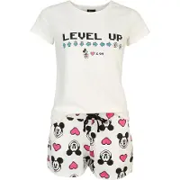 Minnie & Mickey Mouse - Disney Pyjama - Cheat Code - S tot 3XL - voor Vrouwen - meerkleurig - Maat XXL
