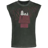 Peanuts Tanktop - Snoopy - Dog House - XL tot XXL - voor Mannen - zwart | Maat XL