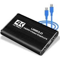NÖRDIC VDCP-2 HDMI naar HDMI adapter - 4K 60Hz - USB3.0 - Zwart