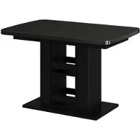 Vicco Eettafel Fenaro Zwart 120-160 x 80 cm, Model 59607