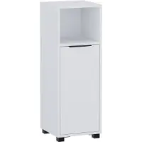 Vicco Alina Halfhoge kast – 30 x 86 cm met 3 compartimenten Wit