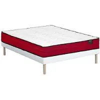 Vente-unique Set 160 x 200 cm gestoffeerde bedbodem + pocketveringmatras dikte 20cm - JUBIA van YSMÉE