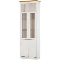 Notio Living Anita- Boekenkast in klassiek landhuisdesign van grenenhoutF WH