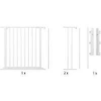 BabyDan Flex S wit 90 - 120 cm