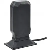 vidaXL Tuinstopcontact en grondpin 2-wegs 15,5x11x24 cm zwart en groen