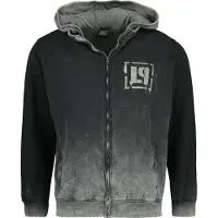 Linkin Park Vest met capuchon - Meteora Spray - S tot XXL - voor Mannen - grijs - Maat S