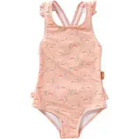 Fresk [Badpakken] 86 -Zwemkleding met UV-bescherming UPF 50 - Sneldrogend - Tweedelig Zwempak - Bikiniset Meisjes - Roze - Mimosa