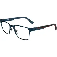 Lacoste L2306 55/16/145 Matte blauwe Metalen Bril MAN L2306