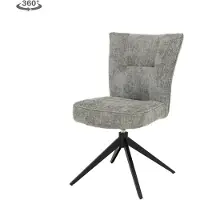 Tower Living Stoel Bardi Stof Haga 9 Silver (draaibaar)