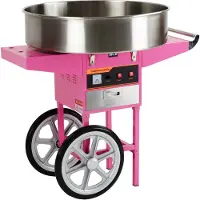 HCB - Professionele Suikerspinmachine met onderstel - 73 cm - 230V - Horeca Suikerspin machine - 73x97.5x126 cm (DxBxH) - 28 kg - 2102