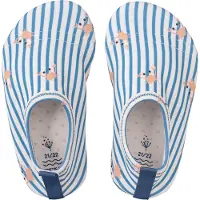 Fresk Zwemschoenen 29/30 -UV 50-bescherming – Antislip Strandschoenen – Quick Dry – Waterschoenen voor Kinderen – Elastische Pasvorm Jongens - Blauw - Stripes & Crabs