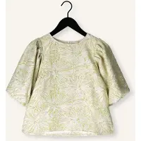 Notre-V Dames Tops & T-shirts Nv-hennie Brocade Top - Mint - Maat L