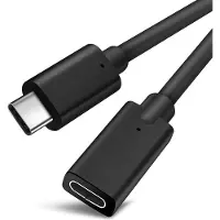 NÖRDIC USBC-132 - USB2.0 USB-C Verlengkabel - 480Mb/s - 12W, 2.4A - 1m