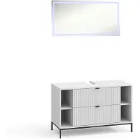 Vicco Eliza Badkamermeubelset – 2 delen Wit
