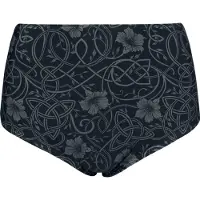 Black premium by emp Bikini Slip - Rooted in Reverence high waist Bikini-Hose - S tot M - voor Vrouwen - zwart - Maat S