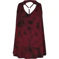 Black premium by emp Top - Ella - S tot XXL - voor Vrouwen - zwart-rood | Maat M