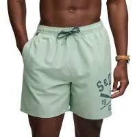Superdry Zwemshorts lichtgroen / donkergroen