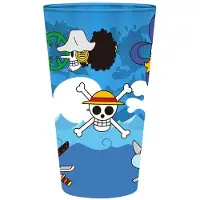 One Piece - Anime Drinkglas - Skulls - voor Geen - meerkleurig - Maat Standard