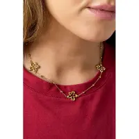 Yehwang Ketting met koraalvormige bloemen