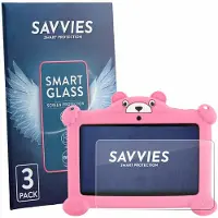 Savvies 3 Stuks Screenprotector - geschikt voor LETSGOSPT C88 7" - beschermfolie glas transparant