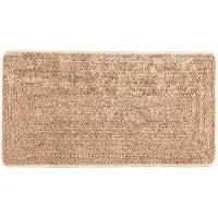 vidaXL Tapijt Runner MARSA Geel 100 x 150 cm Polyester en PVC