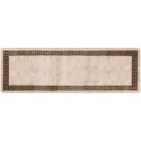 vidaXL Tapijt Runner MARSA Zwart 80 x 250 cm Polyester en PVC