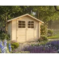 Solid Initia Lublin Tuinhuis - Vuren - Onbehandeld - 238x238x218,1cm