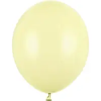 Party Deco Ballon Pastel Geel - Extra Sterk - 10 stuks *** 30cm *** gewicht ± 3 g / st