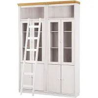Notio Living Anita- Boekenkast in klassiek landhuisdesign van grenenhoutJ WH