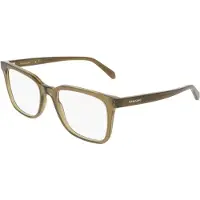 Ferragamo Bril - - SF3067 - Transparant khaki - Acetaat - Man