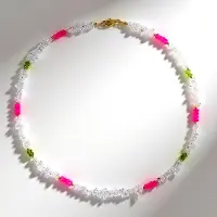 Cavill - Elegante Halsketting 925 Sterling Zilver Verguld - 61.35 ct Witte Kwarts & 5.03 ct Roze Ethiopische Opaal - 45 cm