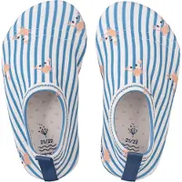 Fresk Zwemschoenen 21/22 -UV 50-bescherming – Antislip Strandschoenen – Quick Dry – Waterschoenen voor Kinderen – Elastische Pasvorm Jongens - Blauw - Stripes & Crabs