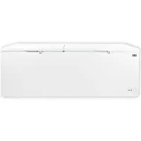 HCB - Professionele Horeca vriezer - Vrieskist met dubbele klapdeksel - 755 liter - 230V - Diepvries koffer - 72.5x231.5x85 cm (DxBxH) - 86 kg - 9971